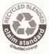 GRS Global Recycled Standard logo, recycled blend yarn certification for sustainable knitwear OEM