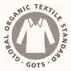 GOTS Global Organic Textile Standard logo, organic textile certification for knitwear care label and organic yarn production