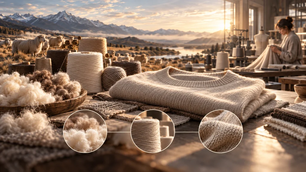 Cashmere vs Merino Wool vs Alpaca: A B2B Procurement Comparison