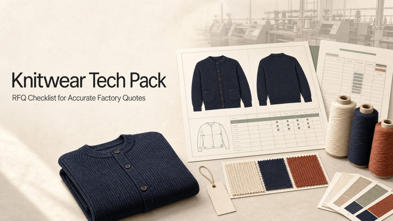 Knitwear Tech Pack: A Complete RFQ Checklist for Factory Quotes