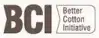 BCI Better Cotton Initiative logo, sustainable certified cotton for knitwear OEM production