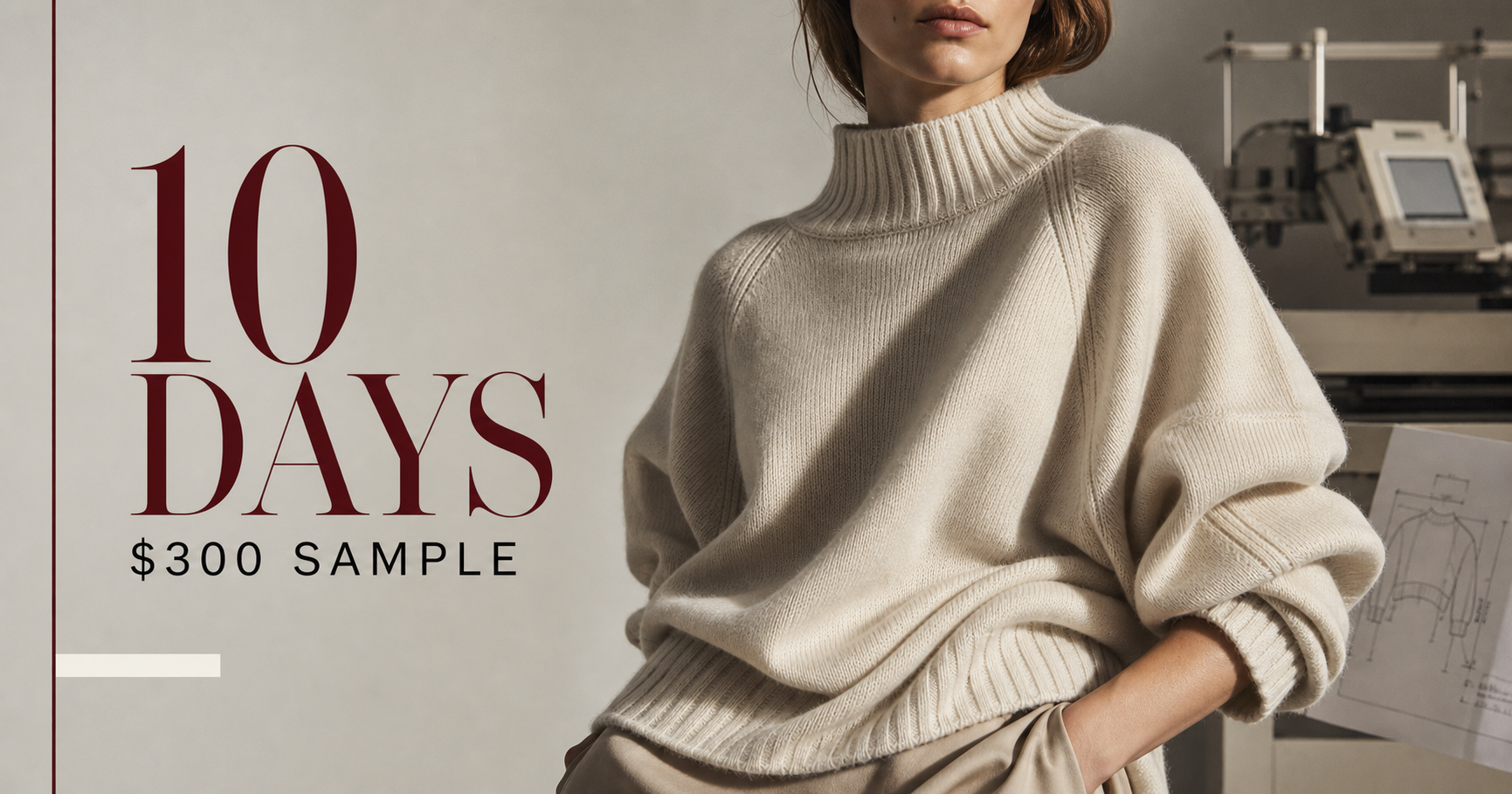 Custom Sweater Sample Cost: Why $300 and 10 Days?